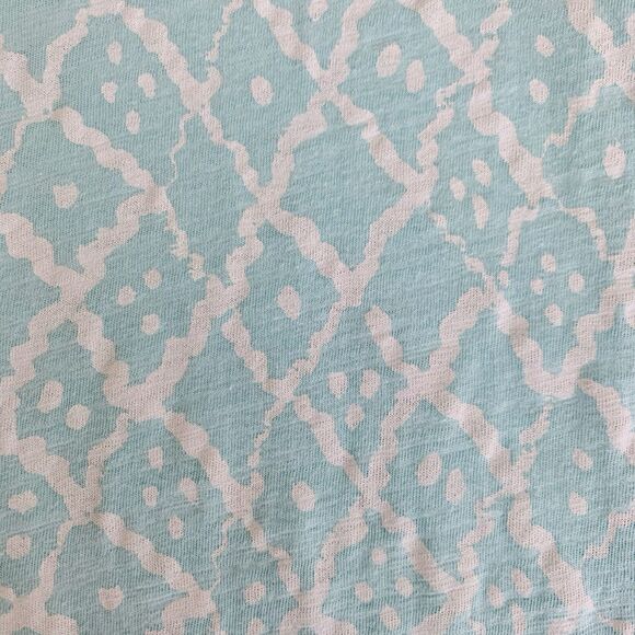 Fresh Produce Dress Women S Blue Aqua Sleeveless Beach Pool Vacation Cotton Midi - Picture 3 of 7